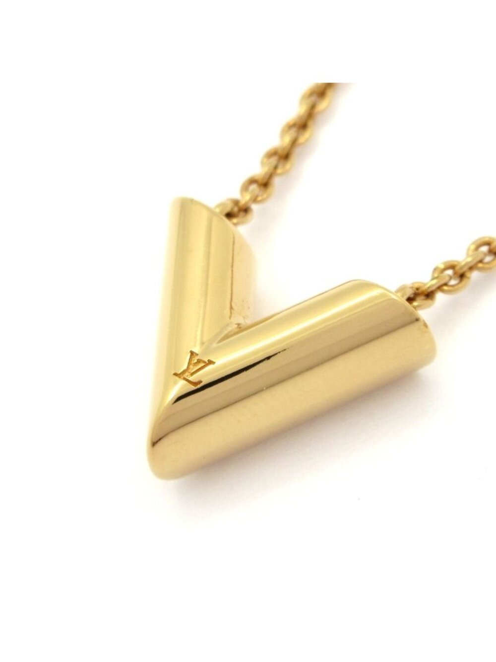 Louis Vuitton Necklace Essential V Gold